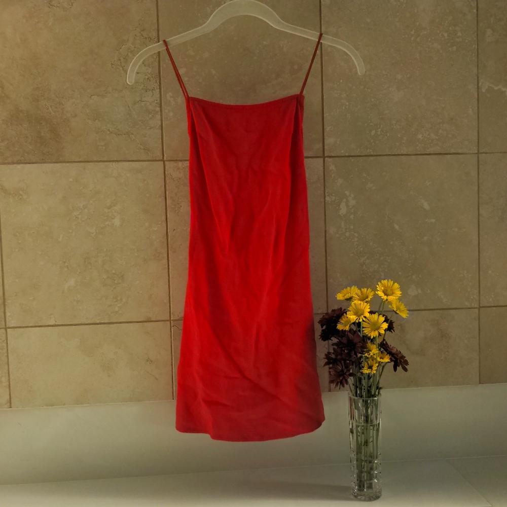 red tie princess polly mini dress